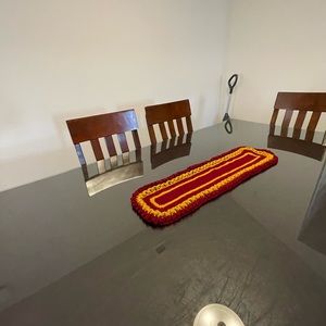 Handcrafted table runner